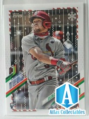 2021 Topps Holiday #HW106 Dylan Carlson RC St. Louis Cardinals